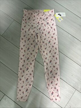 Womens Nwt All in Motion Floral Pink Leggings size Medium